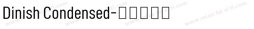 Dinish Condensed字体转换